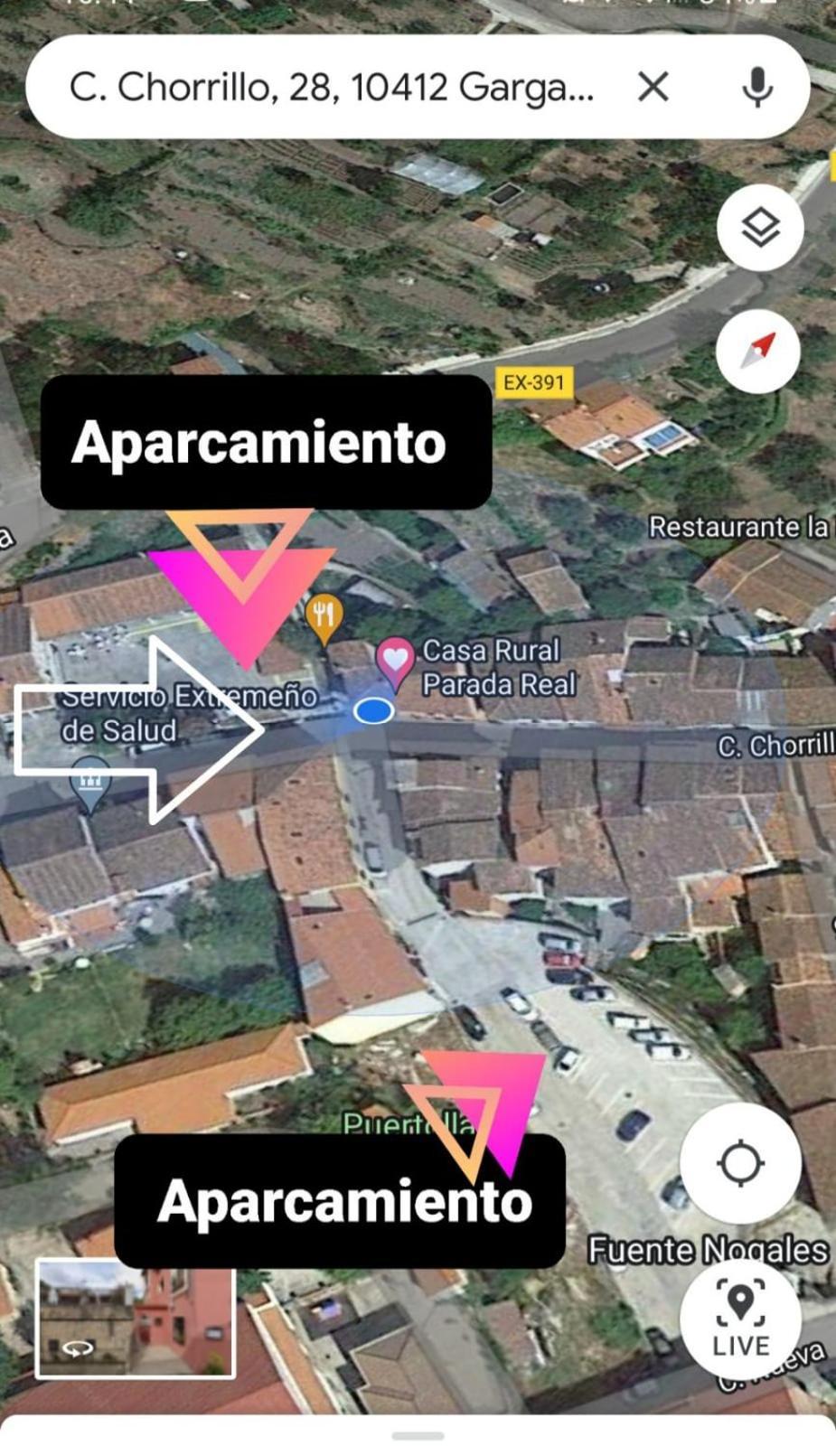 Casa Rural Parada Real Garganta la Olla Exteriör bild